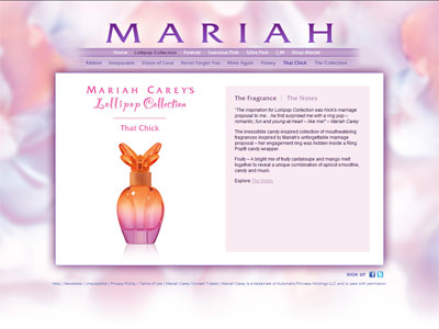 Mariah Carey Lollipop Bling That Chick website