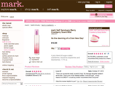 Berry Cranberry Self Sanctuary by Mark website