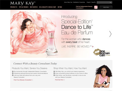 Mary Kay Dance to Life website