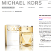 Michael Kors Gold Luxe Edition website