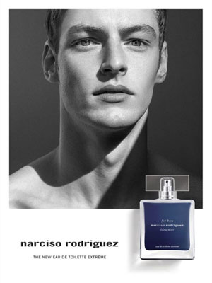 Narciso Rodriguez For Him Bleu Noir Extreme Roberto Sipos models