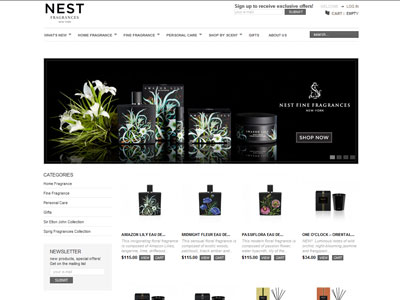 Nest Amazon Lily website