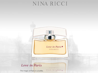 Love in Paris by Nina Ricci website