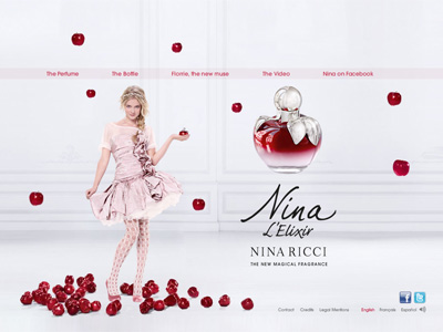 Nina l'Elixir by Nina Ricci website