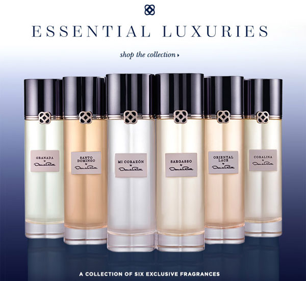 Oscar de la Renta Essential Luxuries fragrance collection