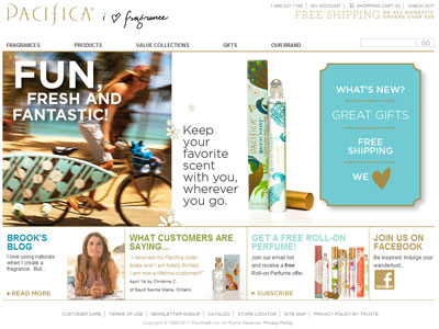 Pacifica Indian Coconut Nectar website