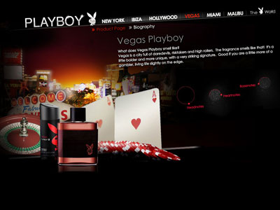 Vegas Playboy website