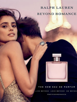 Ralph Lauren Beyond Romance fragrance ads