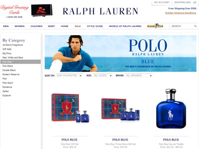 Ralph Lauren Polo Blue Website