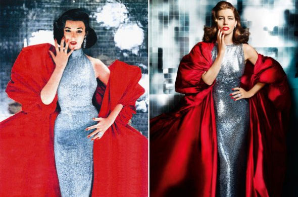 Revlon's Fire and Ice Campaign, original 1952, new 2010