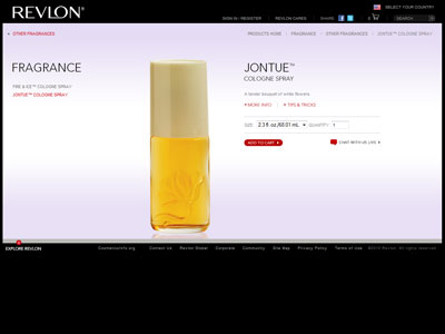 Jontue by Revlon Website