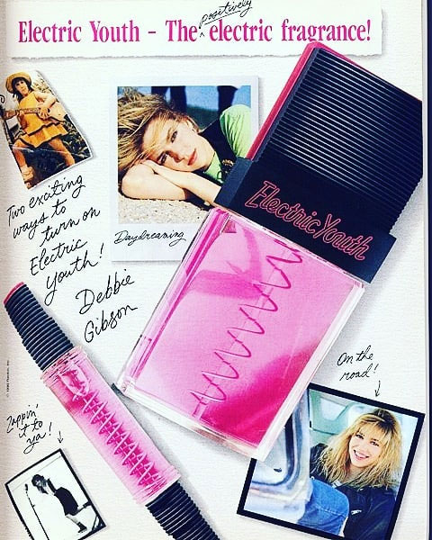 Revlon Electric Youth by Debbie Gibson Perfume Ad