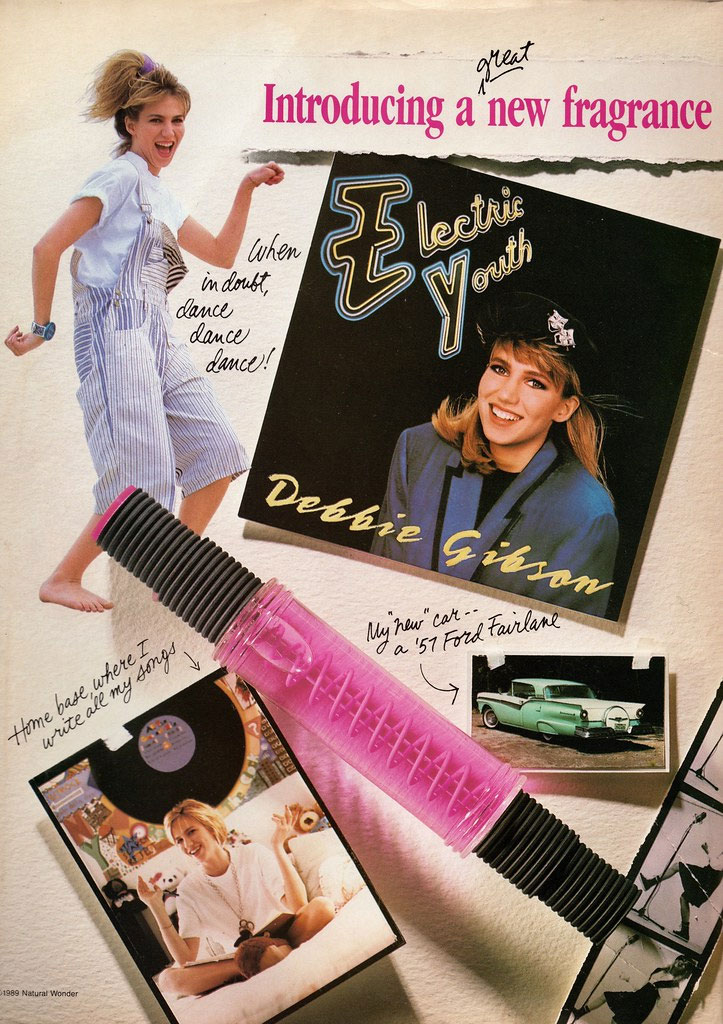 Revlon Electric Youth by Debbie Gibson Fragrance Ad