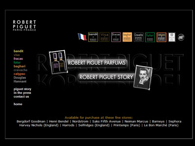 Fracas Robert Piguet website