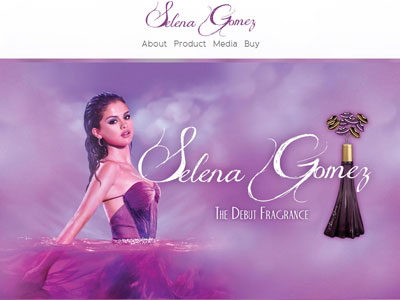 Selena Gomez Eau de Parfum website