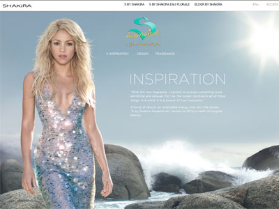 S by Shakira Aquamarine website