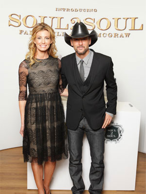 Faith Hill and Tim McGraw Soul 2 Soul perfume launch