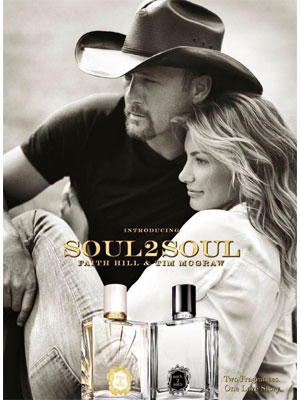 Faith Hill and Tim McGraw Soul2Soul fragrance