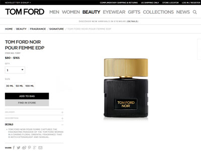 Tom Ford Noir Pour Femme Website