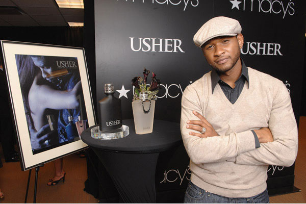 Usher fragrance launch, Usher He Usher She 2007, Macy's