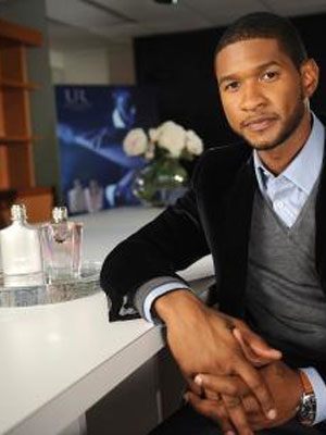 Usher UR fragrance launch 2008