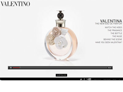 Valentino Valentina Perfume website