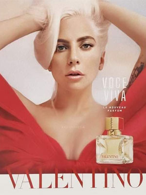 Valentino Voce Viva ad Lady Gaga