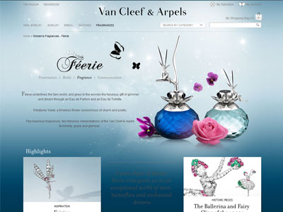 Van Cleef & Arpels Feerie website
