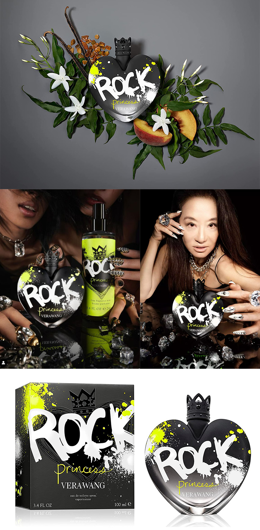 Vera Wang Rock Princess Fragrance Collection model Fran Summers
