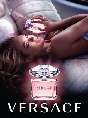 Versace Bright Crystal perfume advertisement