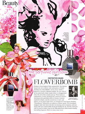 Viktor & Rolf Flowerbomb Perfume editorial