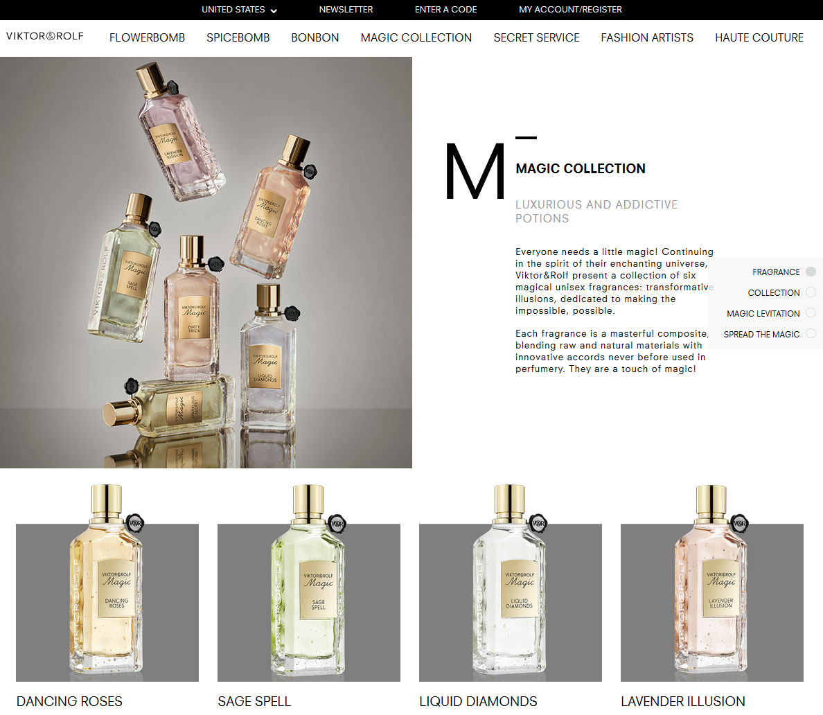 Viktor & Rolf Magic Sparkling Secret scent samples –