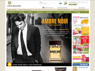 Yves Rocher Ambre Noir website