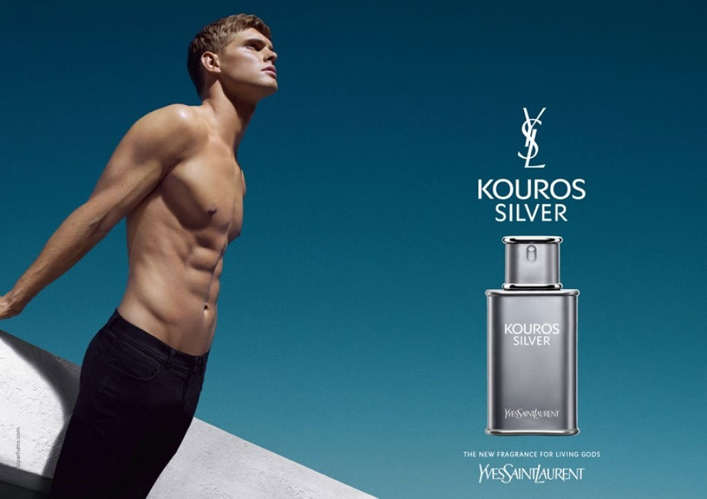 Yves Saint Laurent Kouros Silver Fragrance Ad