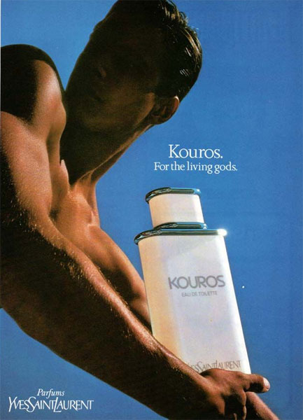 Yves Saint Laurent Kouros Fragrance Ad