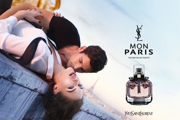 Yves Saint Laurent Mon Paris Eau de Toilette Perfume Ad