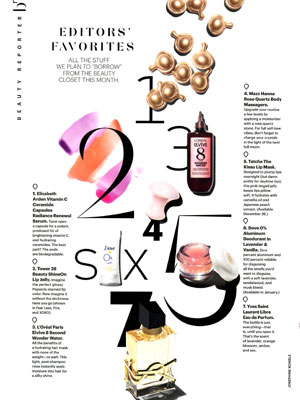 Yves Saint Laurent Perfume editorial