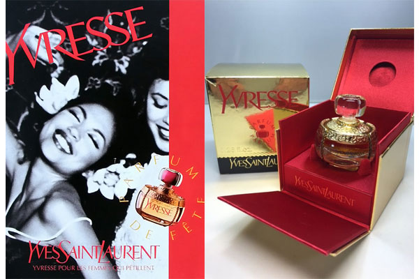 Yves Saint Laurent Yvresse Fragrance Ad 1997