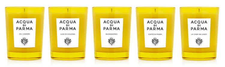Acqua di Parma New Home Collection Scented Candles