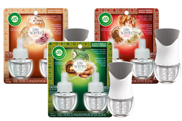 Air Wick Life Scents Holiday Collection Fragrances