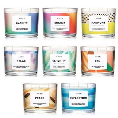Avon Zen Candle Collection Fragrances