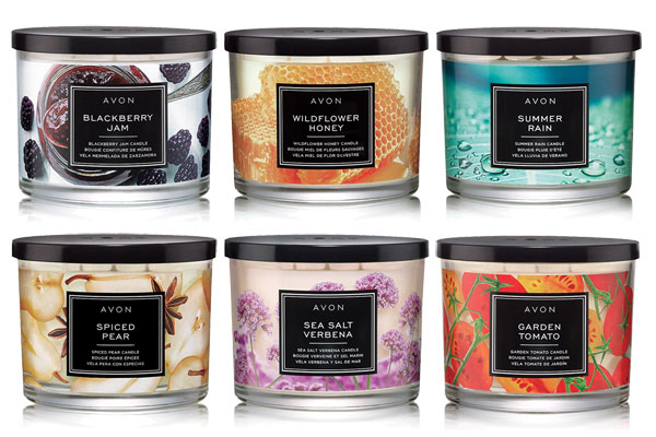 Avon Fresh Picked Scents Candle Collection home fragrances 2018