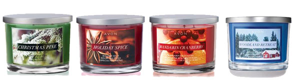 Avon Holiday Home Fragrance Candles