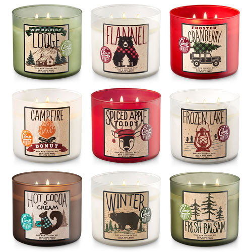 Bath & Body Works Camp Winter Collection Fragrances