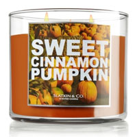 Bath and Body Works Sweet Cinnamon Pumpkin home fragrances
