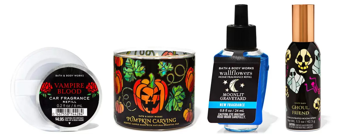 Bath & Body Works New Halloween fragrance collection