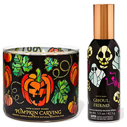 Bath and Body Works fall home fragrances halloween candles