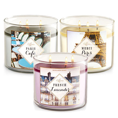Bath & Body Works French Candle Collection