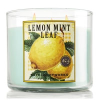 Bath and Body Works Lemon Mint Leaf home fragrances