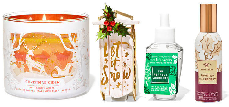 Bath & Body Works Holiday Fragrances Collection 2020